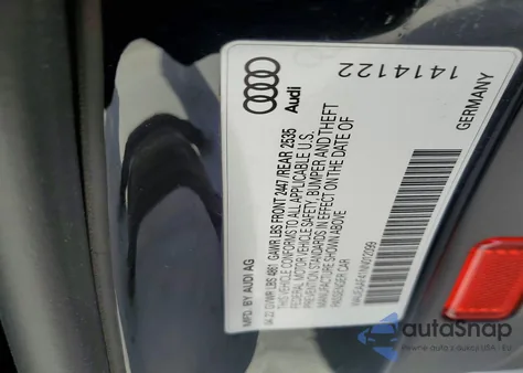 2022 Audi A4 Premium Plus 45 z USA, uszkodzony, nr VIN WAUEAAF41NN012099